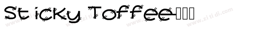 Sticky Toffee字体转换
